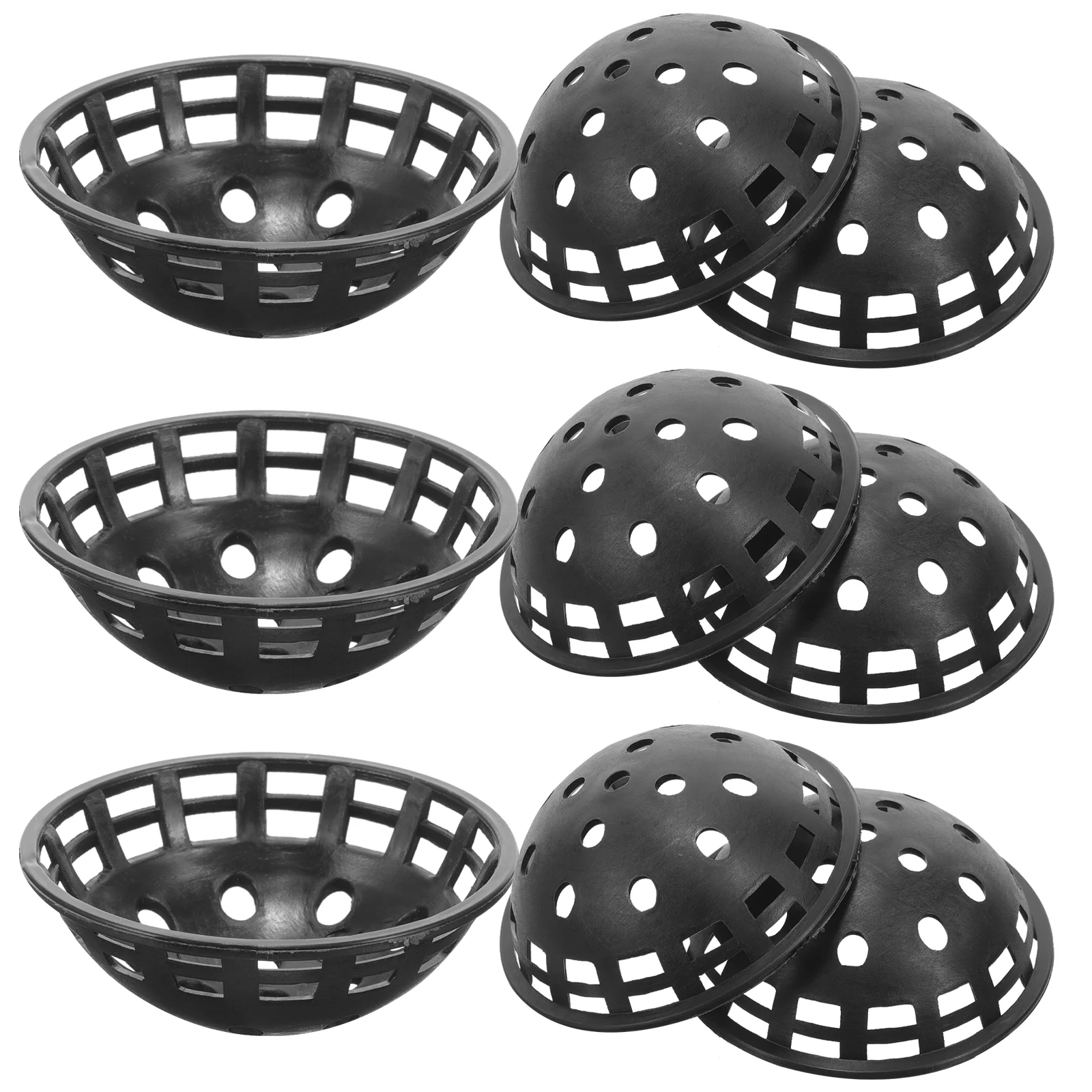 10 Pcs Mesh Pad Orchid Pot Hydrophobic Cover Pots for Plants Planter Drainage Plastic Bottom Netting