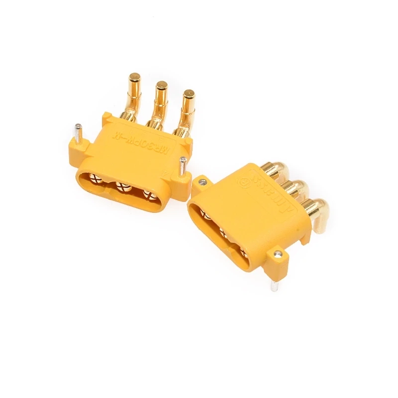 1PCS/LOT  MR30PW-F  MR30PW-FB  MR30PW-M  90 degree bent 3P male female 3-core PCB circuit board horizontal plug  New original