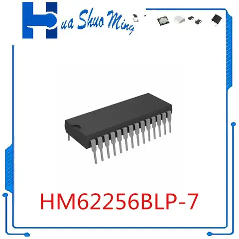 10Pcs/Lot  HM62256BLP-7 HM62256 HM62256ALP HM62256A DIP28 FAN73892MX FAN73892  SOP28