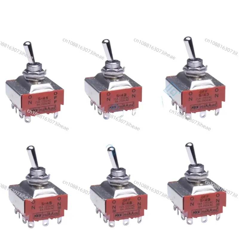 S-43 S-41 S-42 Japan NKK Shake Head Switch S-45 S-48 S-49 Button Switch 4-way Ø 12mm