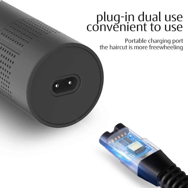 Cordless Hair Clippers for Men Professional Cordless Quiet Hair Trimmers for Barbers and Stylists with 3 Guide Combs