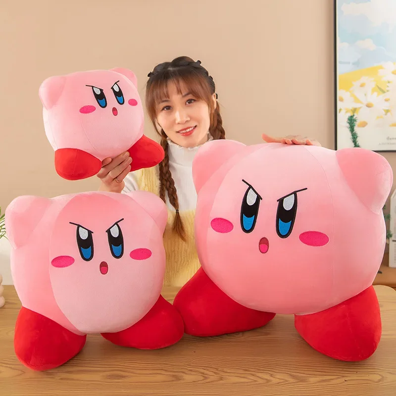 43cm Kawaii Anime Star Kirby Plush Toy Cute Big Size Kirby Stuffed Doll Peluche Toys Christmas Birthday Great Gift for Children