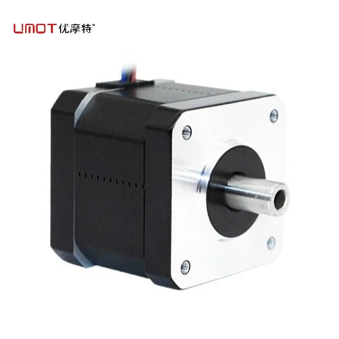 

UMOT 42x40mm Nema 17 Hollow Double Shaft Stepper Motor 0.4Nm 1.68A 15/10mm Front/Rear Shaft Step Motor for CNC Reprap 3D Printer