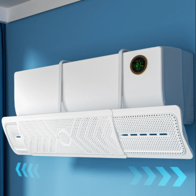 Stretchable Air Conditioner Windshield, Anti-Direct Blowing Cold Air Deflector, Air Outlet Guide Cover