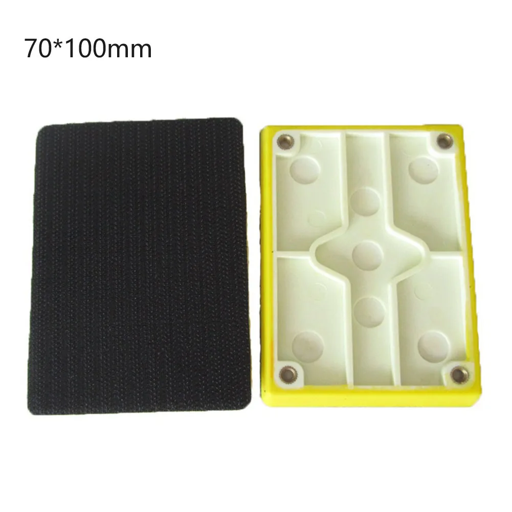 Rectangular Sanding Pad 70*100mm  Abrasive Tool Accessories For Wood Stone Metal Sanding Polishing Backing Pads