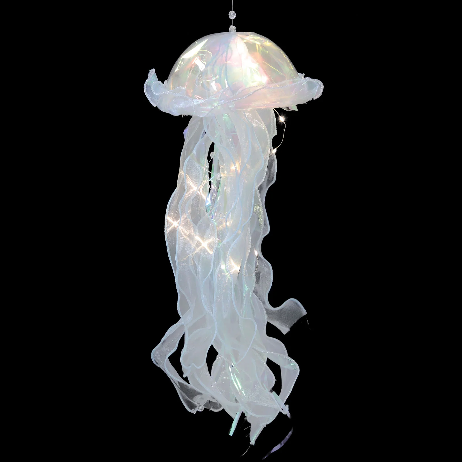 Lámpara de medusa brillante, adornos de Medusa oceánica, luz nocturna, linterna para dormitorio, decoraciones decorativas, poste portátil