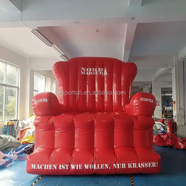 Big inflatable air sofa blow up chair for kids toys inflatable advertising model