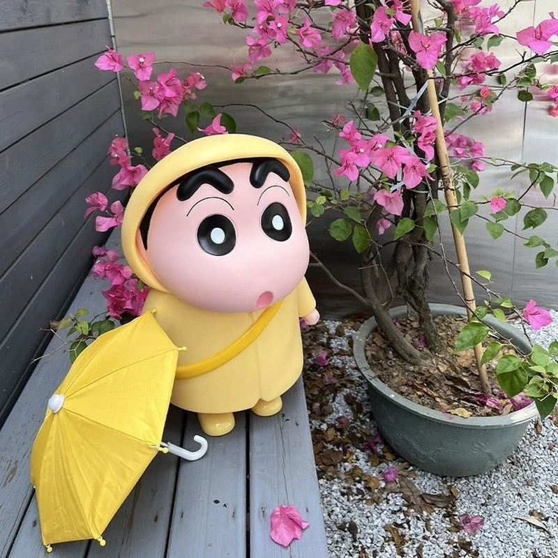 Xiaoxin Series Cute Yellow Raincoat Bixin Doll Creative Model Toy Gift Handmade Decoration Office Desktop Home Decoration