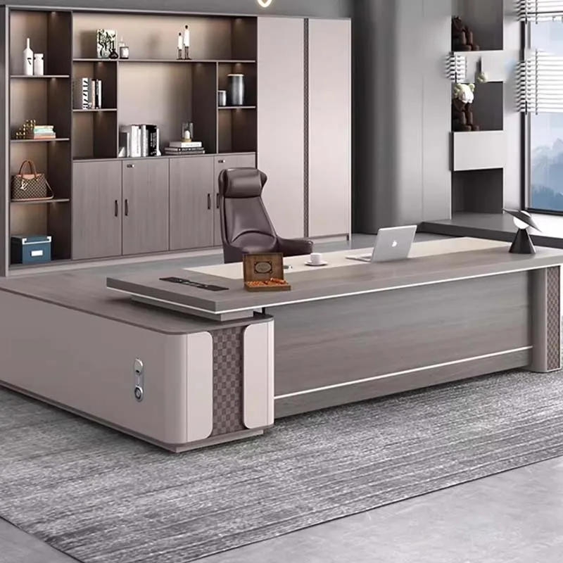 

Aesthetic Organizers Office Desk Design Luxury Study Modern Computer Office Desk Minimalist Mesa Ordenador Commercial Furniture