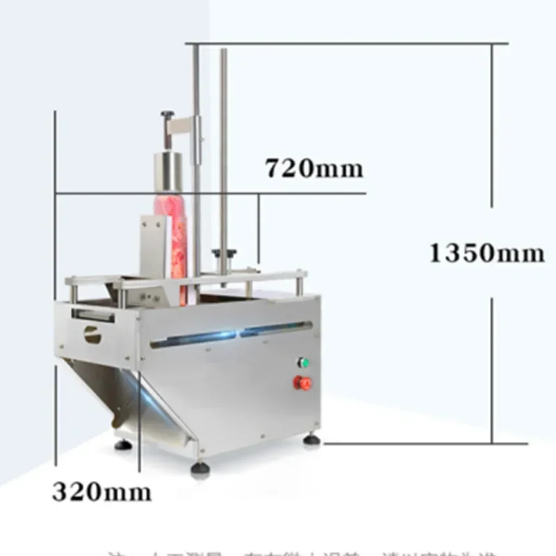 Коммерческая техника, автоматическая слайсер, электрическая машина для резки мяса из баранины из нержавеющей стали, коровьей рулеты, для ресторанов с горячими горшками