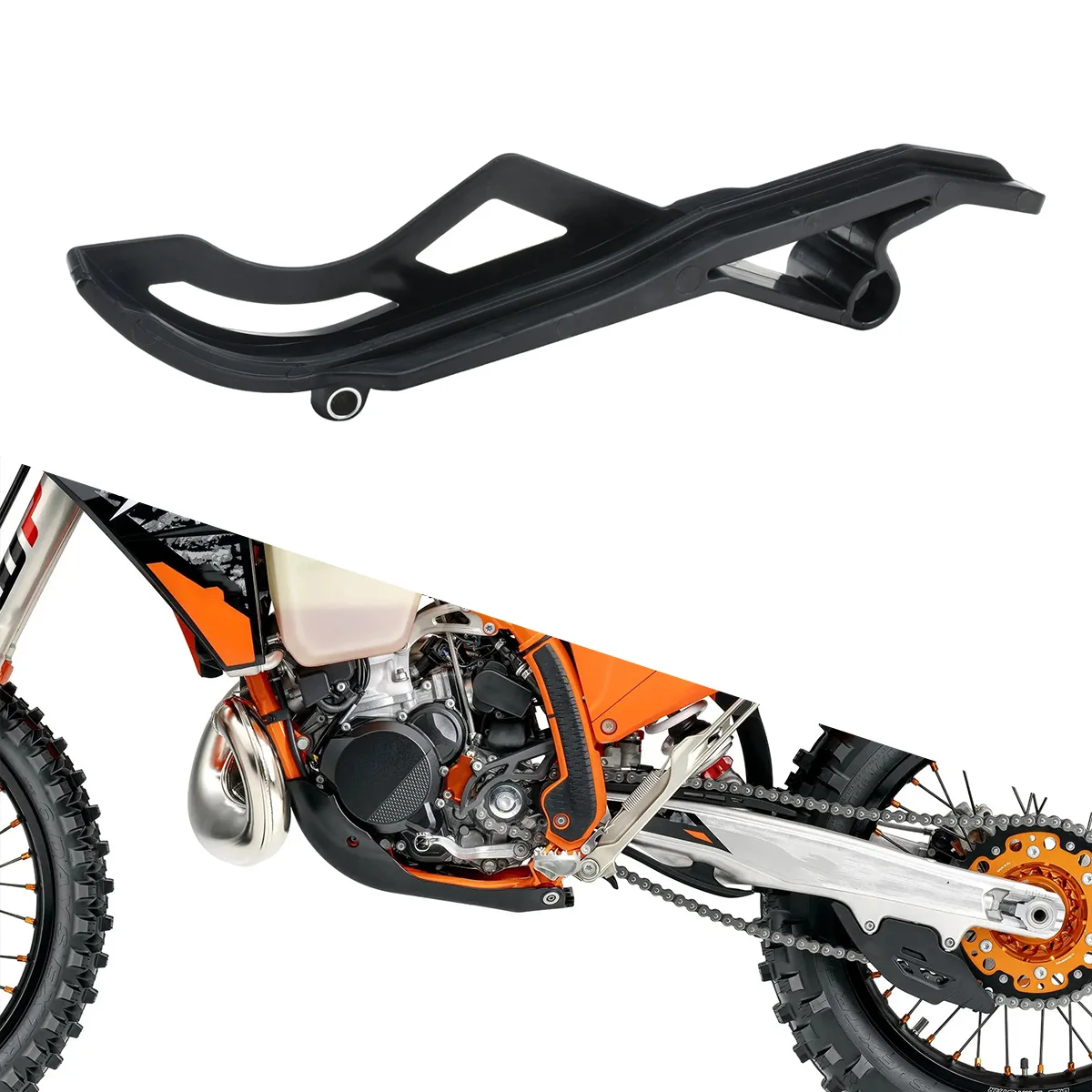 Motorcycle Accessories Plastic Pinion Protective Cover Chain Guide For KTM Husqvarna GasGas EC EX MC FC FE FX SMR 2023-2025