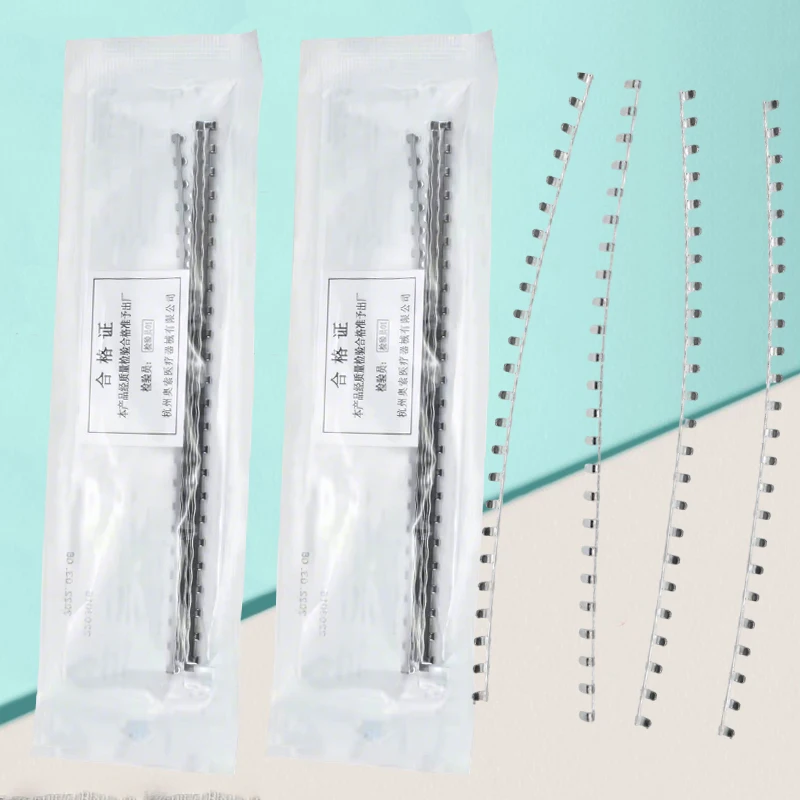 

Набор из 8 ортодонтических арочных шин Erich для фиксации переломов челюсти, одноразовые, автоклавируемые, стальные, для стоматологии