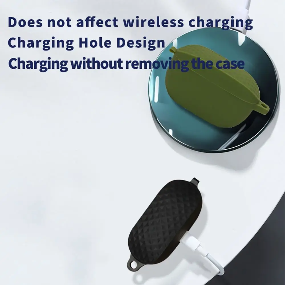 Custodia per auricolari wireless antiurto Custodia per cuffie impermeabile in silicone Custodia morbida trasparente per cuffie per JBL Wave 100TWS da viaggio
