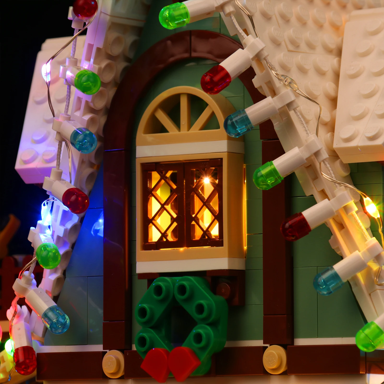 Vonado LED Music Edition Light Kit for 10275 Elf Club House Building Blocks Set (NOT Include the Model)  Christmas Gift