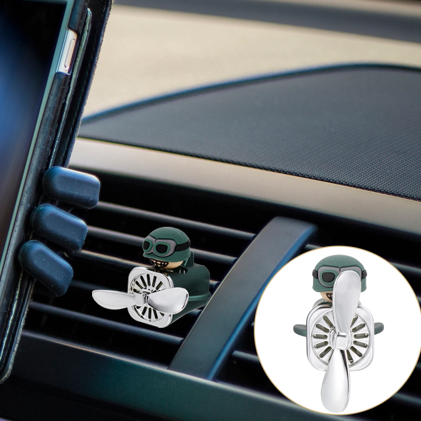 

Car Aroma Decor Novel Design ABS PVC Metal Silicone Vent Clip Essential Oil Diffuser Gift Car Fresheners Women Accessories Air