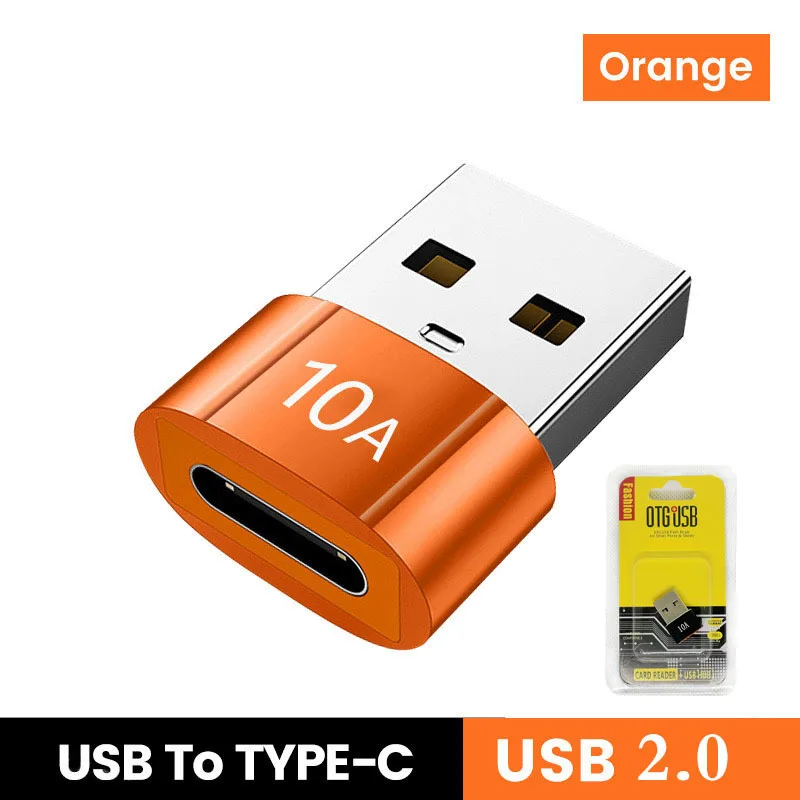 Adapter 10A OTG USB 3.0 na typ C Szybkie ładowanie Transfer danych TG dla Xiaomi dla urządzeń Samsung Nowość w