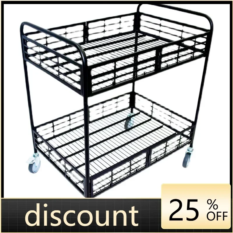 LMM stall trolley thickened foldable mobile Internet celebrity promotional float shelf