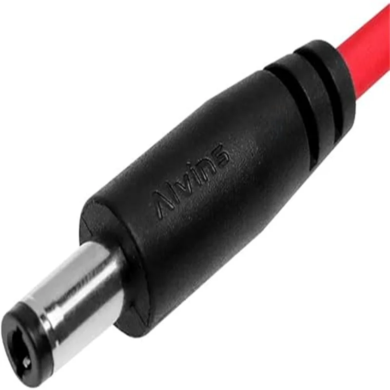 Alvin's Cables Ultra Soft DC to 2 Pin Power Cable for Teradek Bond, Blackmagic Pyxis, Z CAM E2 Camera, for Tilta Battery Plate 4