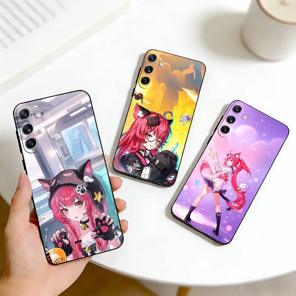 NTE N-Nanally Phone Case For Samsung Galaxy A73,A72,A71,A70,A53,A52,A51,Others Soft Black Cover