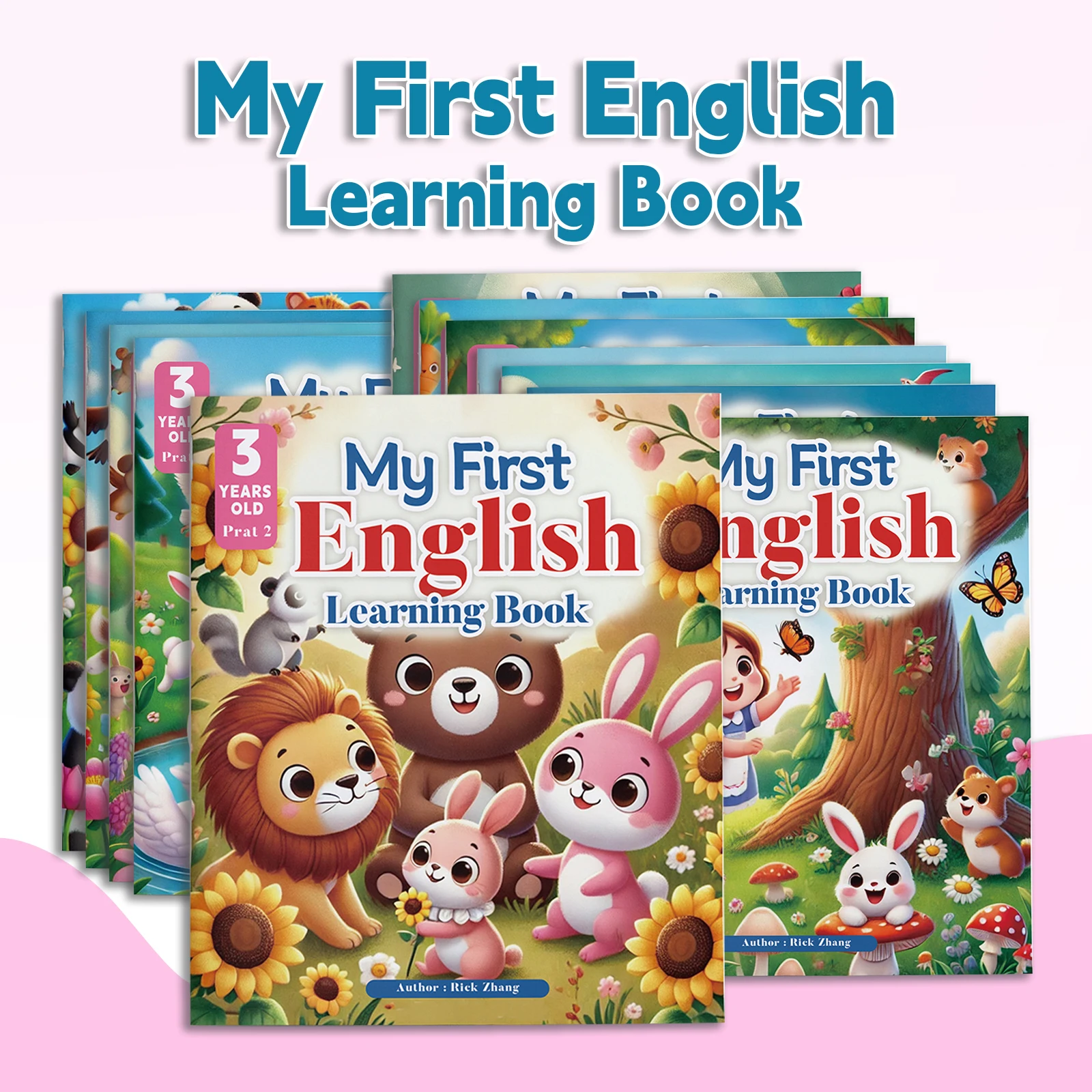 My First English Starter Set - 12 Books, Kids' Early Learning Picture Books, Preschool English Vocabulary Reading Books