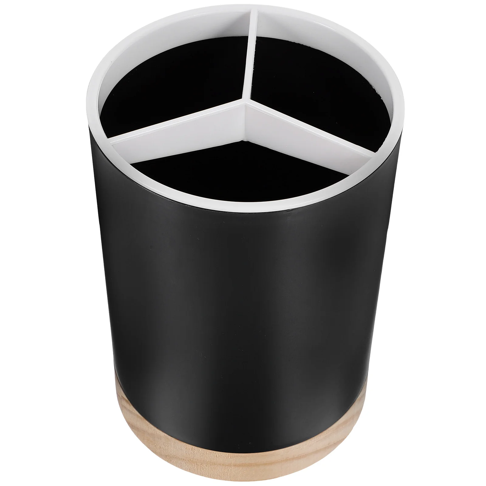 

Chopstick Holder 3-Compartment Kitchen Utensil Pot Draining Silverware Organizer Cutlery Jar Tableware Storage Countertop Tool