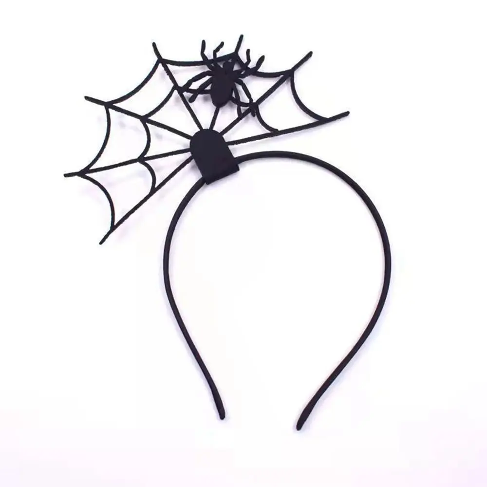 Carnival Easter Party Decor Costume Accessory Bat Cloth Non-slip Halloween Hairbands Women Hair Hoop Spider Halloween Headband