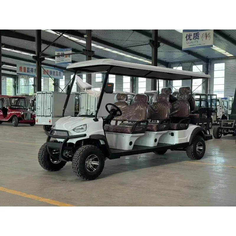Ce Certified 8 Seater Electric Golf Cart 4 + 2 Seater 8 Seater Stroller