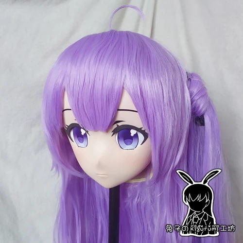 (KM297)Quality Handmade Female Resin Cosplay Japanese Role Play Kigurumi Mask Crossdresser Doll Transgender Mask