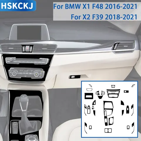Bmw f30 interior trim piano black-AliExpress