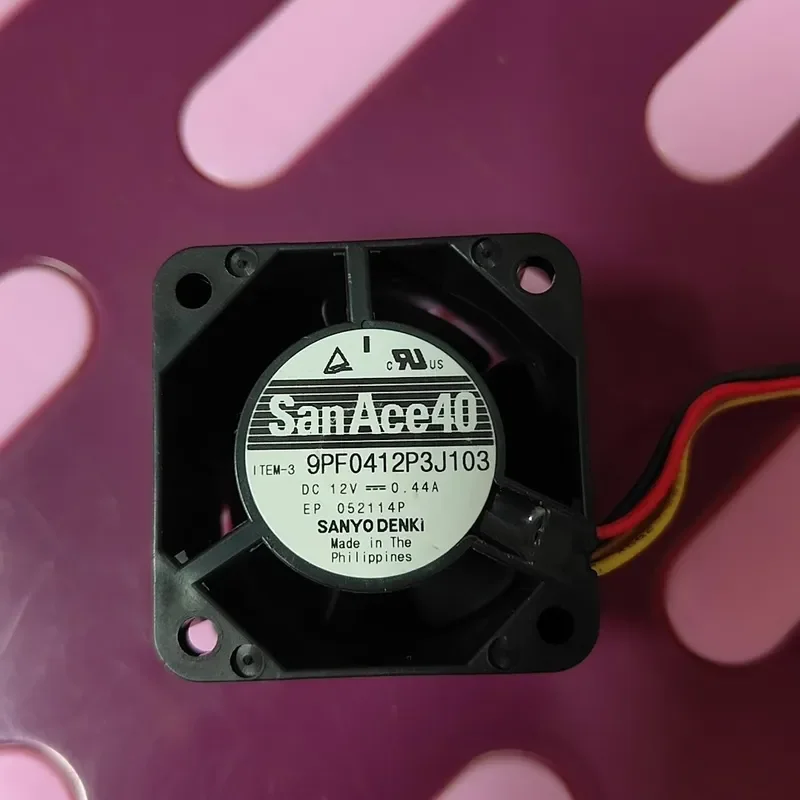 for Sanyo SanAce40 Cooling Fan 9PF0412P3J103 Original High Performance Quiet DC Blower for Industrial Electronics Server PC