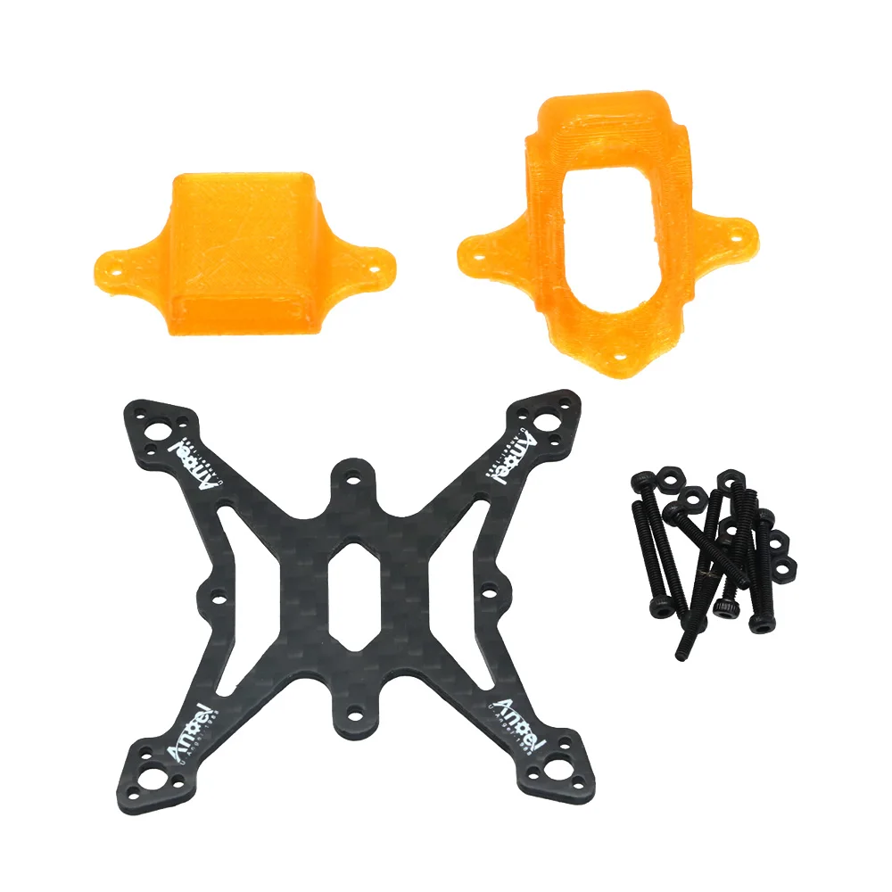 Angel16 1.6 inch Carbon Fiber FPV Frame Kit with 3D Print Ultralight for RC Quadcopter FPV Racing Freestyle Drone Build RC Toys