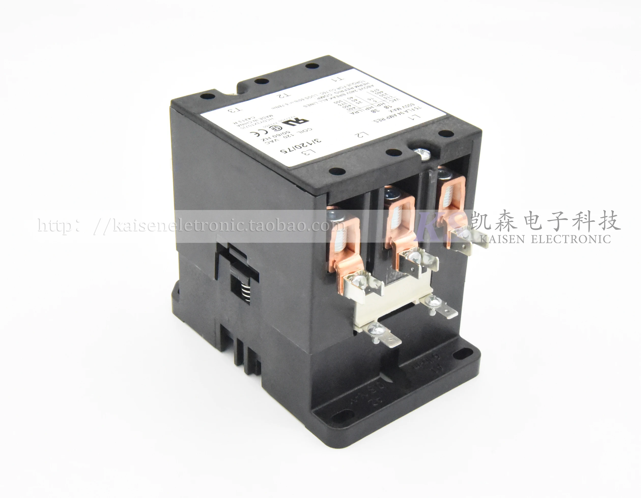 120V 75A HCDY3XT07JS Hartland Controls UL contactor trifásico de CA disponible