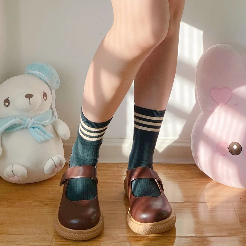 

Kawaii Lolita, униформа Jk с большим круглым носком, обувь для японских студентов, милая обувь на платформе в стиле ретро, милые девушки, косплей, Harajuku, готика