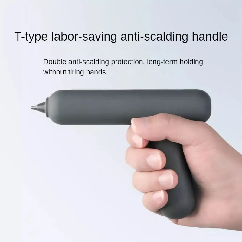 4.2V cordless hot melt glue gun 7mm glue stick hot melt glue tool Type-C rechargeable process DIY maintenance tool electric tool