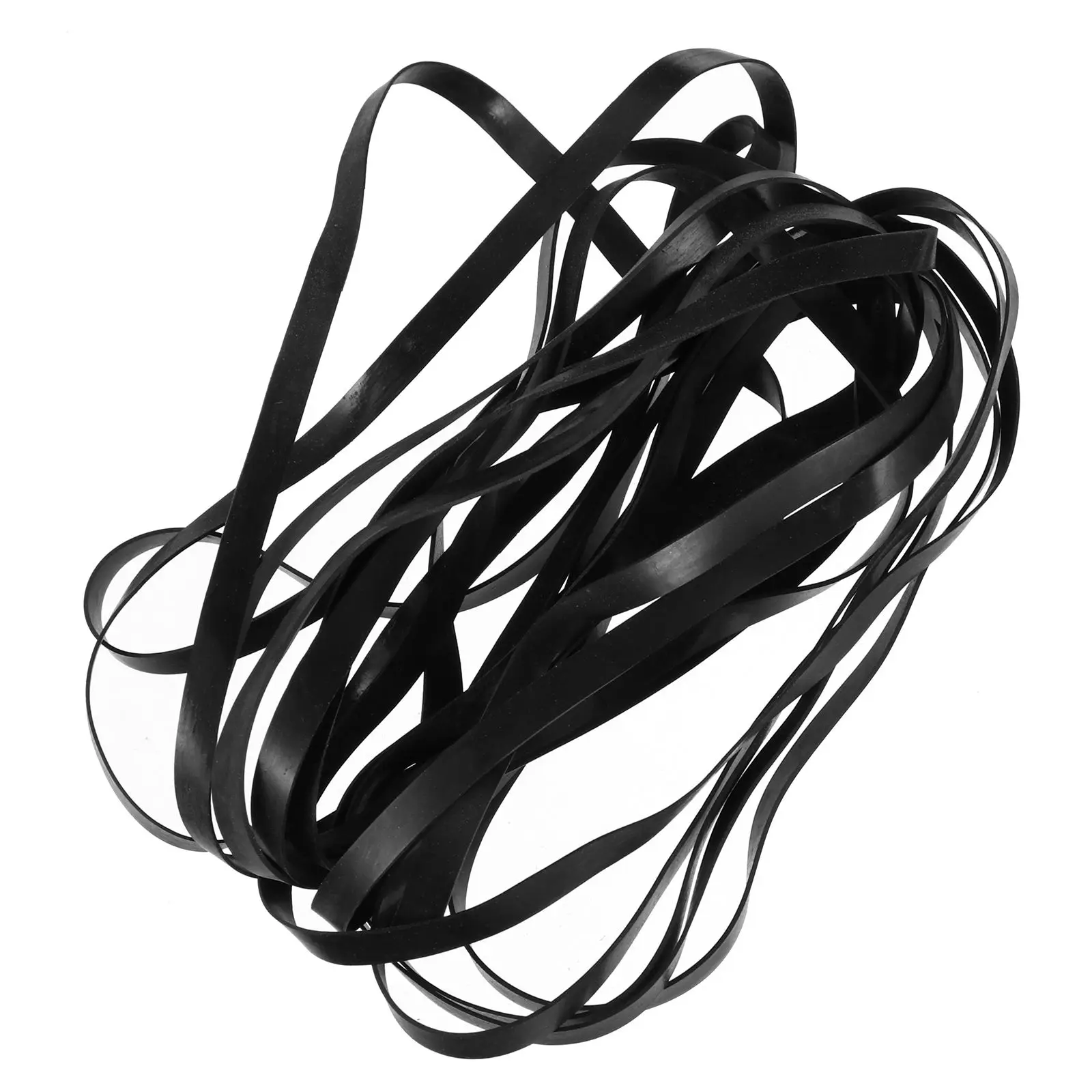 

40 Pcs Recorder Belts 4mm Flat Folded 11 14 5cm Cassette Tape Machine Belt for DVD Drive Video Player Maintenance