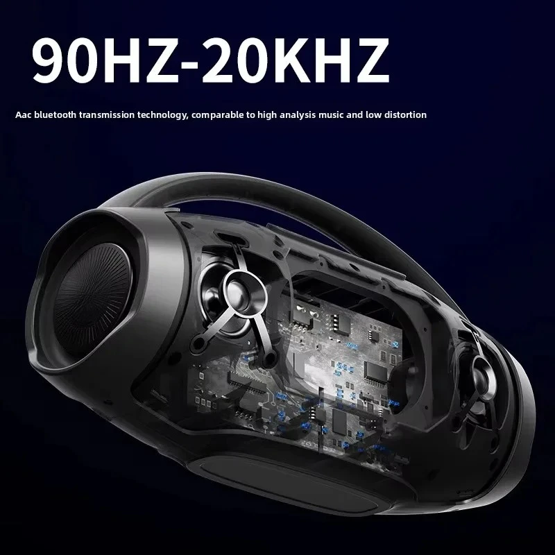 320W High Power Portable Subwoofer Bluetooth 5.4 RGB LED Light 20H  Home Theatre Wireless Speaker FCC Certified​