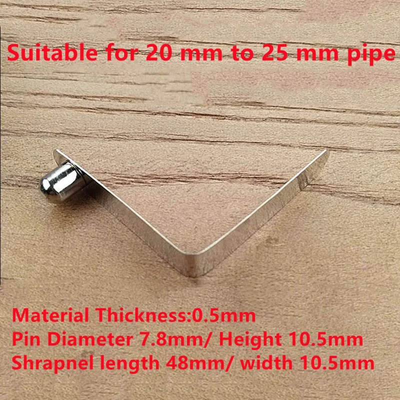 50PCS 8mm Single Button Snap Locking Caravan Steel Kayak Paddle Spring Clip Push Clamp Tent Pole Rowing Outdoor Camping Durable