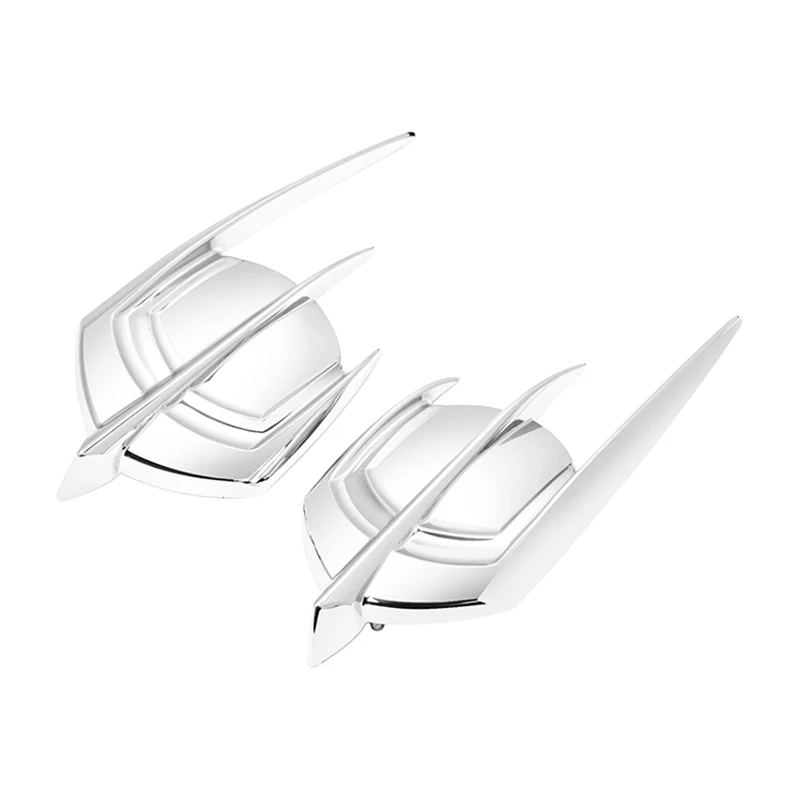 Falcon Style Fairing Emblem Cover For Honda Goldwing GL1800 F6B 2012-2017 ABS Plastic Motorcycle Side Decor Cover Chrome