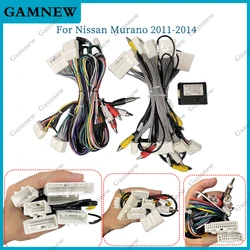 Car 16pin Wiring Harness Adapter Canbus Box Decoder For Nissan Murano 2011-2014 Android Radio Power Cable