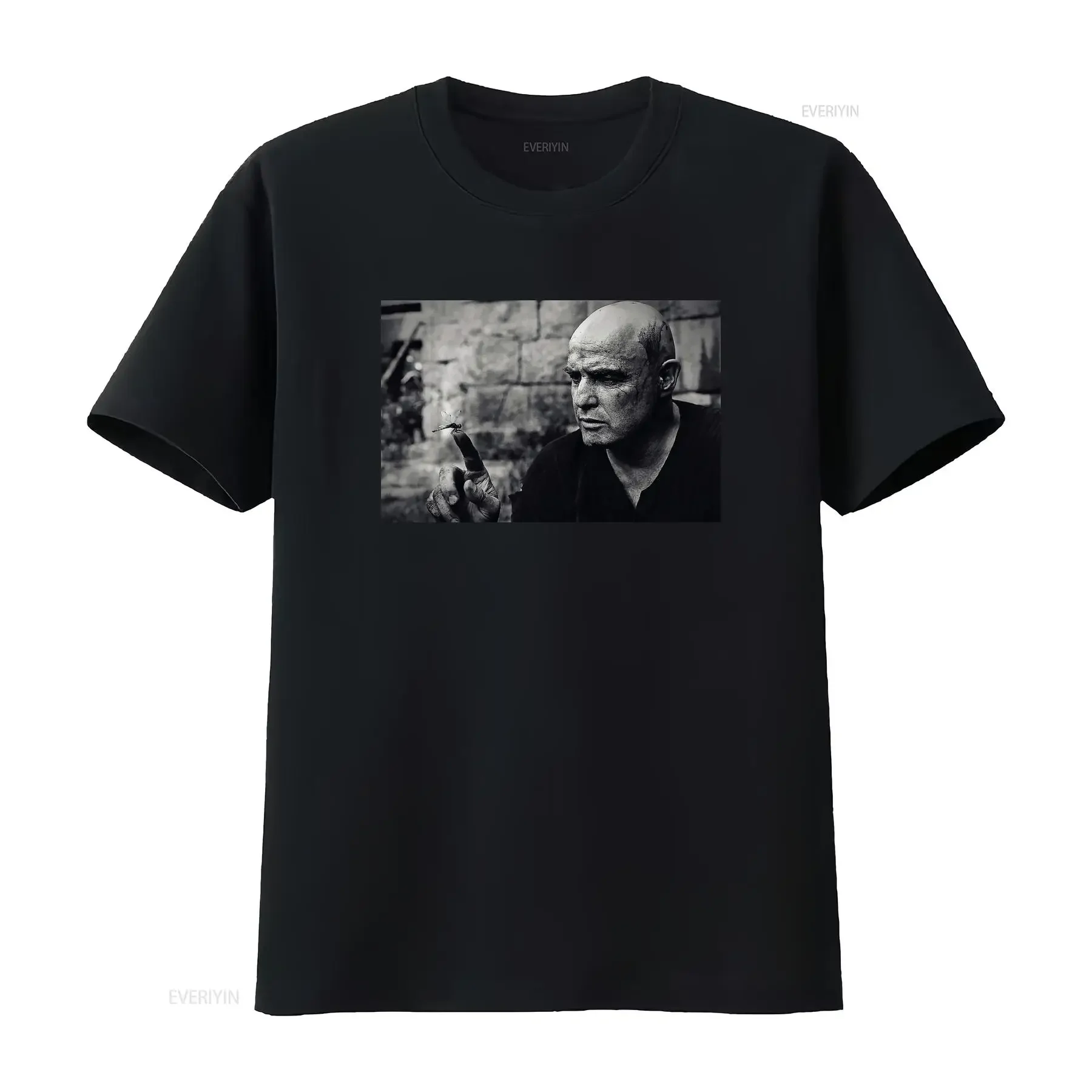 Marlon Brando Apocalypse Now Colonel Walter E Kurtz T shirt HEKX vintage Washed Casual fashion Stretched streetwear graphic