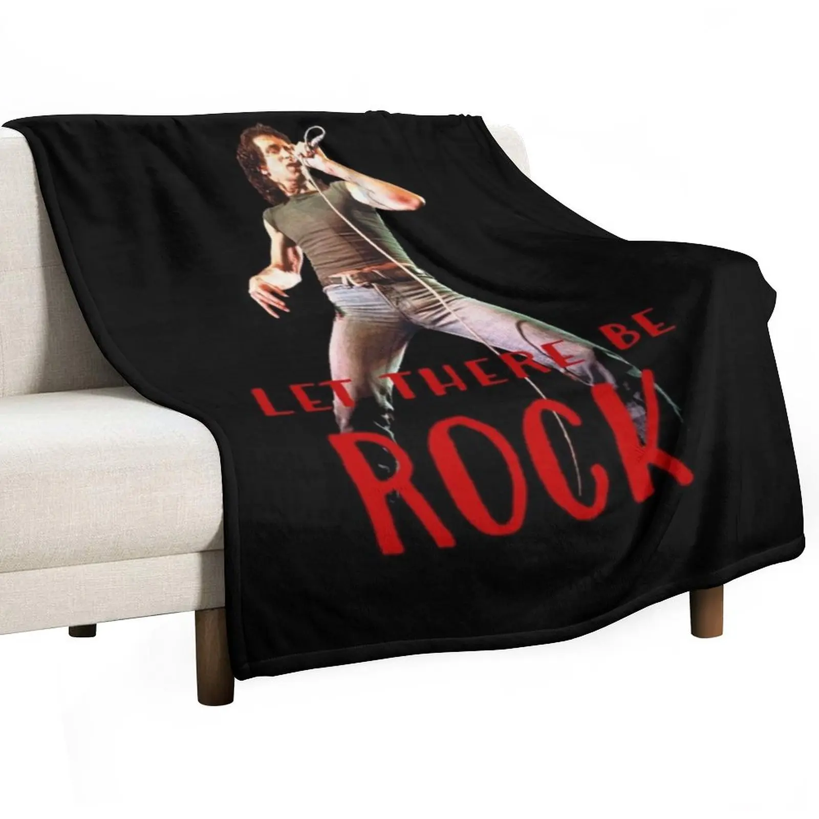 

Let there be ROCK Throw Blanket Softest Beach Luxury Thicken Blankets