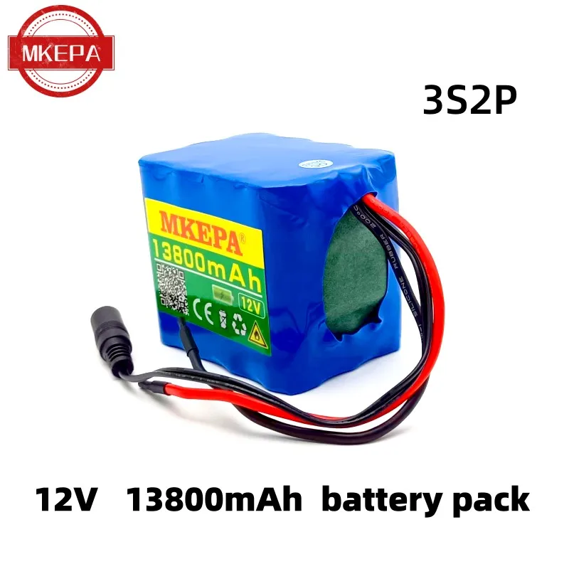 3S4P 12V 13.8Ah BMS 18650 Rechargeable Lithium Battery Widely Used: Instruments Led Lighting Traffic Signs Ship UAV Speaker Etc