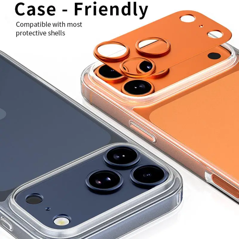 XDcase Полая защита объектива камеры из титанового сплава для IPhone 17 Pro 17 Pro Max