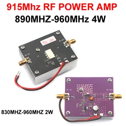 830M-960Mhz 915Mhz 4W 2W RF POWER Amplifier FOR 868Mhz 915M Radio Transmitter Signal Drone GNSS Receiver LORA Helium Miner AMP