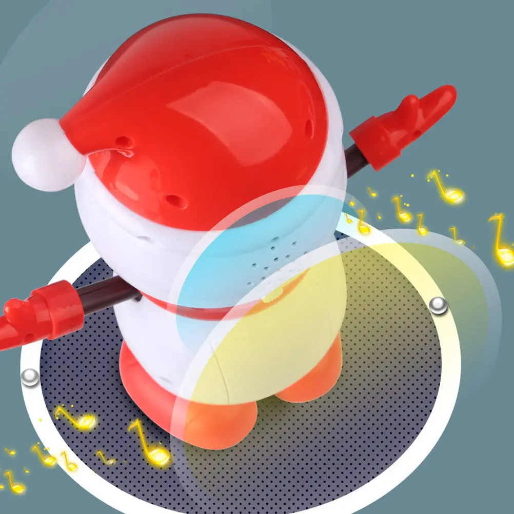

1Pcs Electric Dancing Snowman Robot Musical Light Swinging Christmas Decoration Home Desktop Ornament Xmas Gift for Kids Family