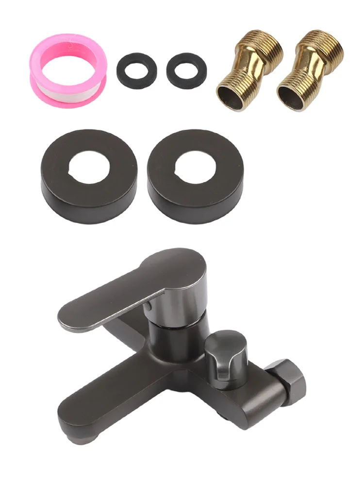 

For Bathing Experience Bathtub Mixer Bathroom Faucet User-friendly Design Convenient Installation For Bathroom Easy Installation