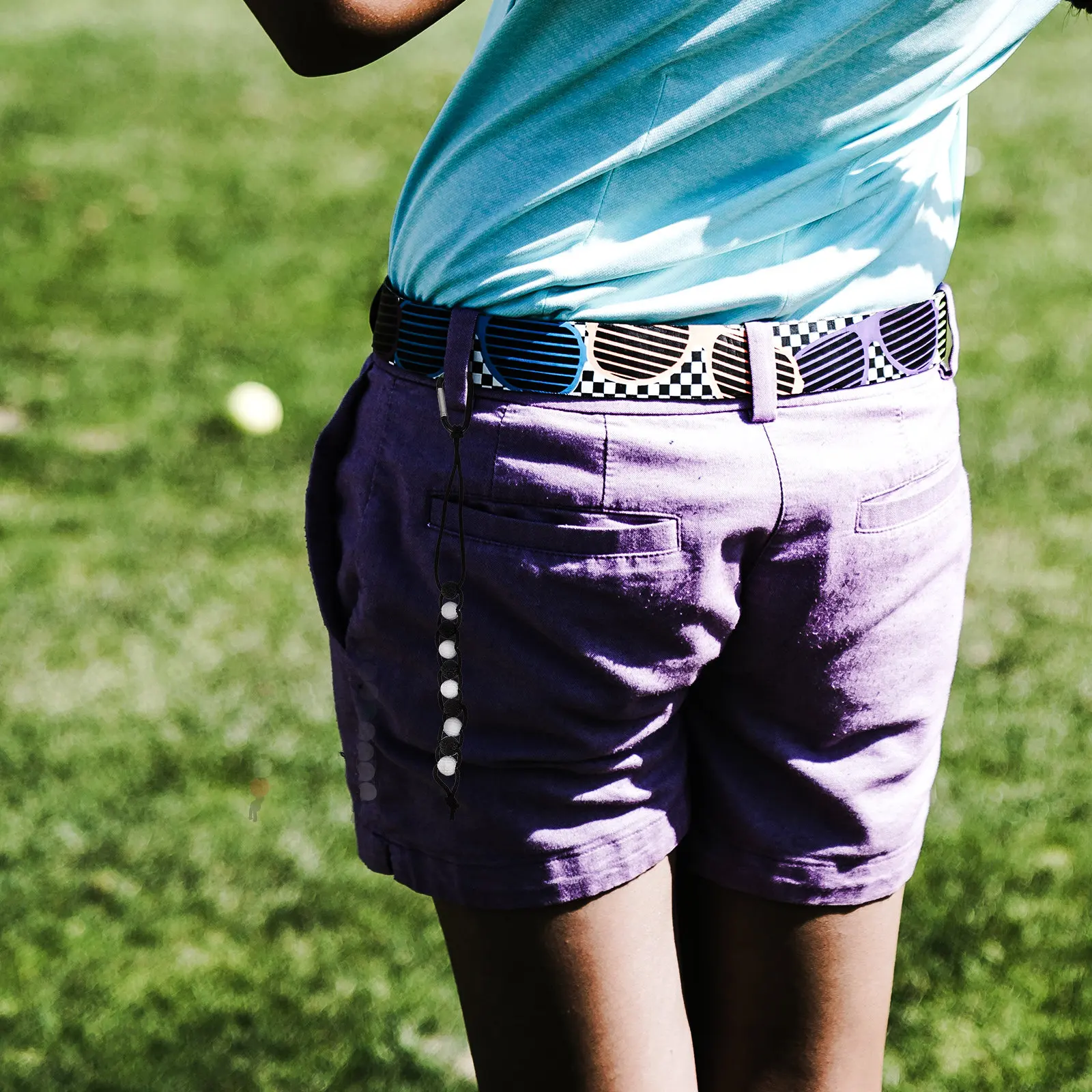 

Набор из 3 компактных счетчиков ударов для гольфа с цепочкой-счетчиком для точного подсчета ударов, оборудование для тренировок по гольфу на открытом воздухе