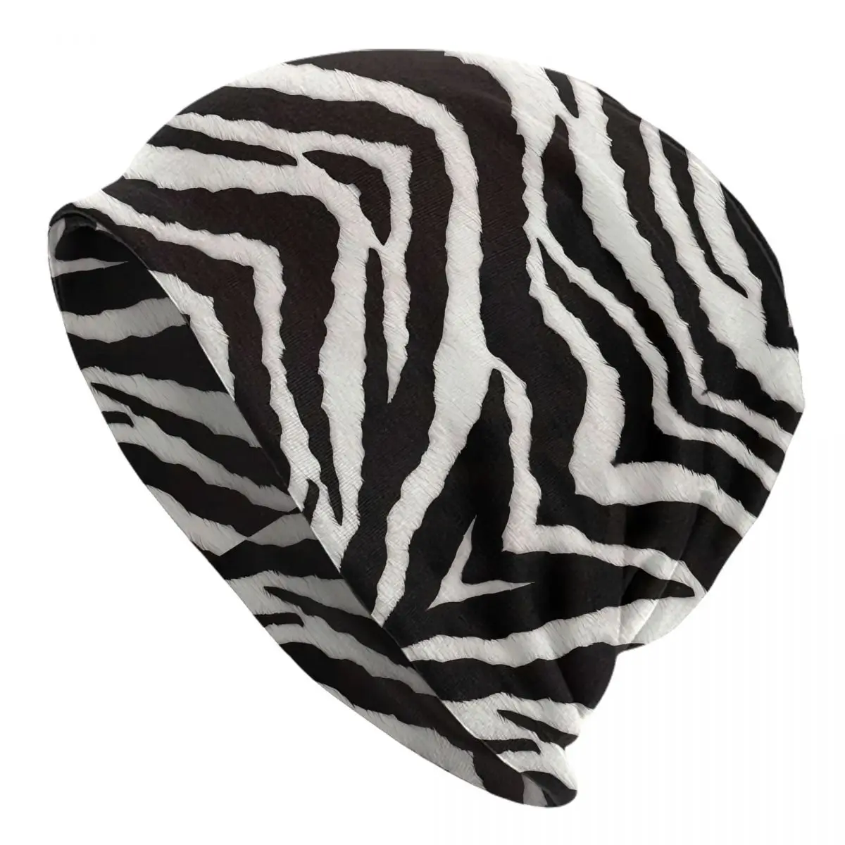 Zebra Stripes Beanies Caps Hat Fashion Bonnet Hats Men