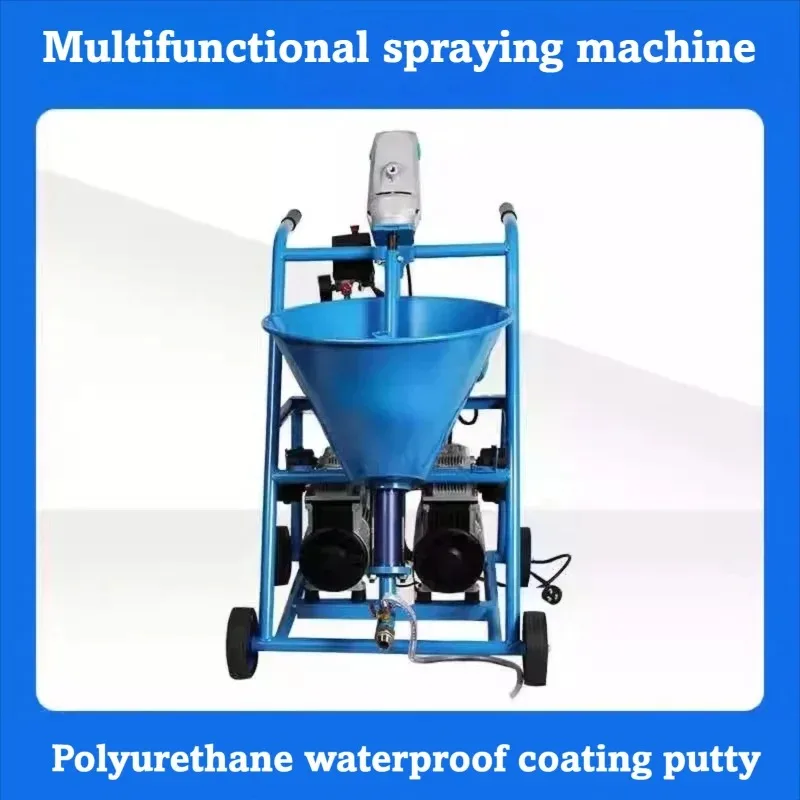 Putty Powder Cement Slurry Waterproof Coating Polymer Polyurethane Fireproof Coating Cement-based Spraying Machine