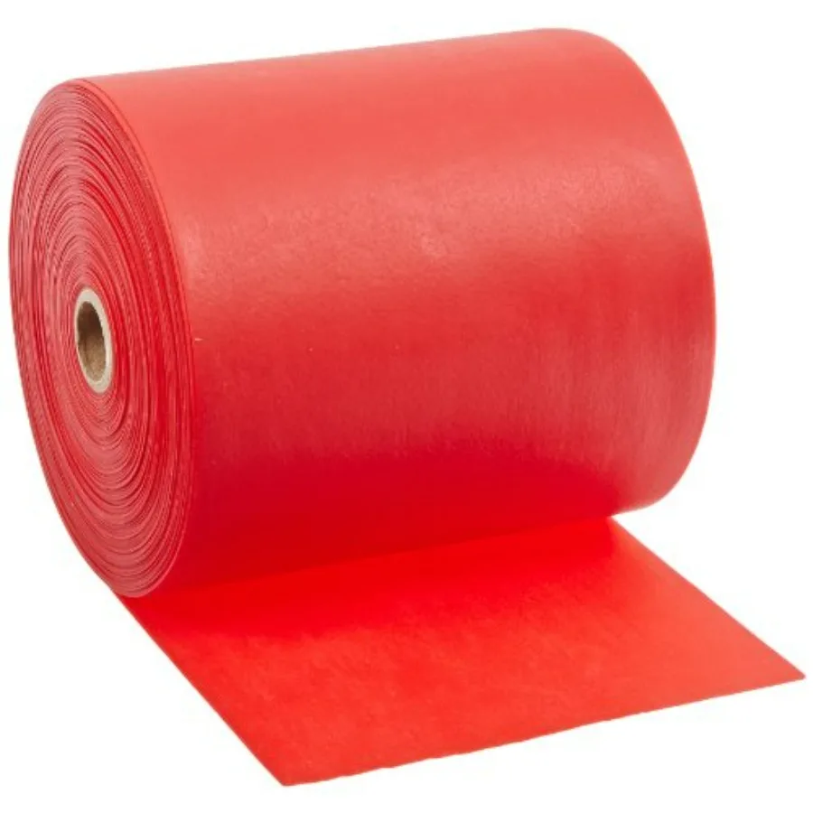 

10-5622 Red Latex-Free Exercise Band, Light Resistance, 50 yd Length